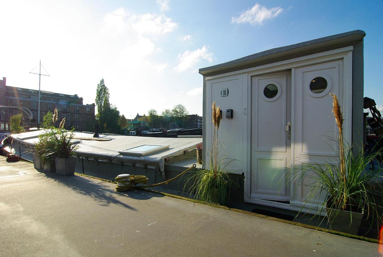 Eco Houseboat Hotel Amsterdam Eksteriør billede